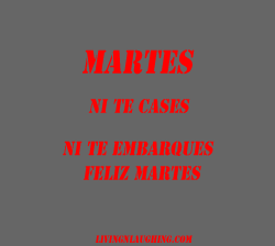 feliz martes