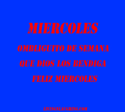 feliz miercoles